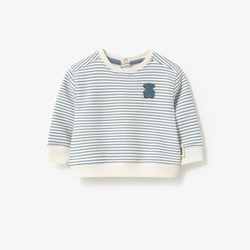 Sudadera a rayas Casual azul
