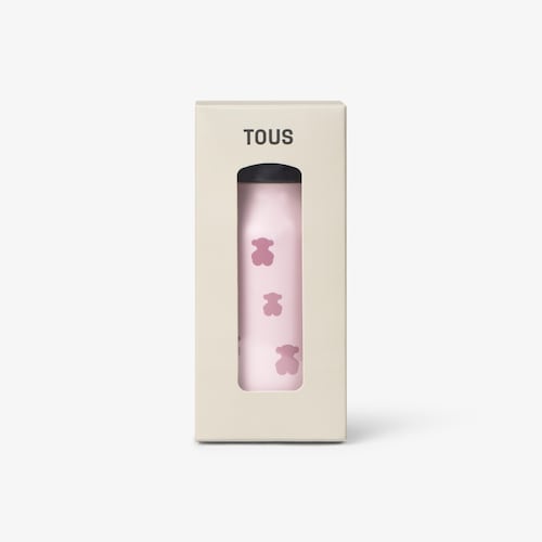 T.Fluffy Pink Baby and Toddler Bottle with Straw