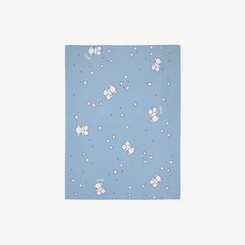 Nilo baby blanket in sky blue