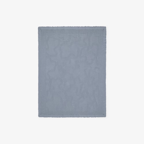 Nilo baby knitted blanket in sky blue