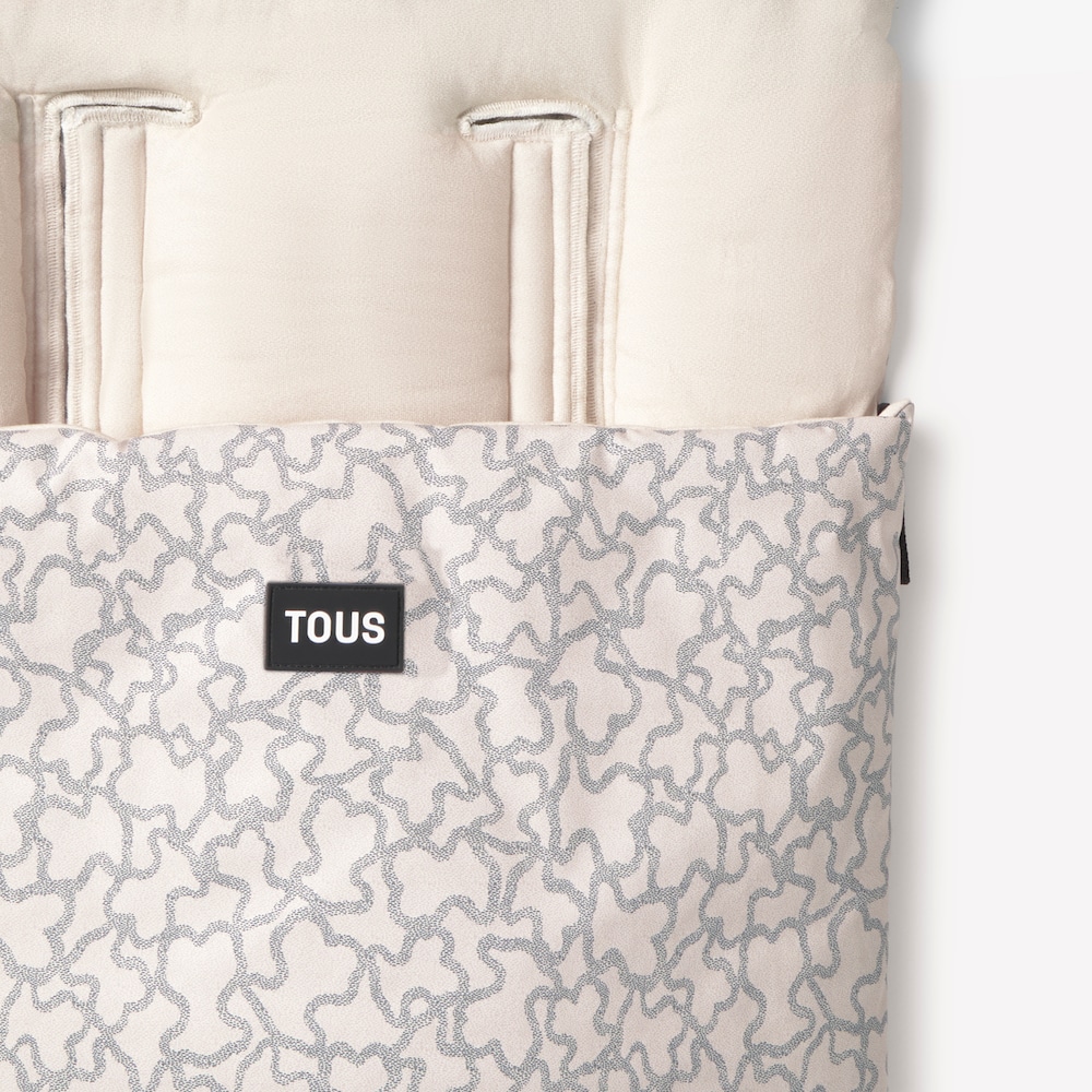 Tec Kaos beige baby pushchair footmuff