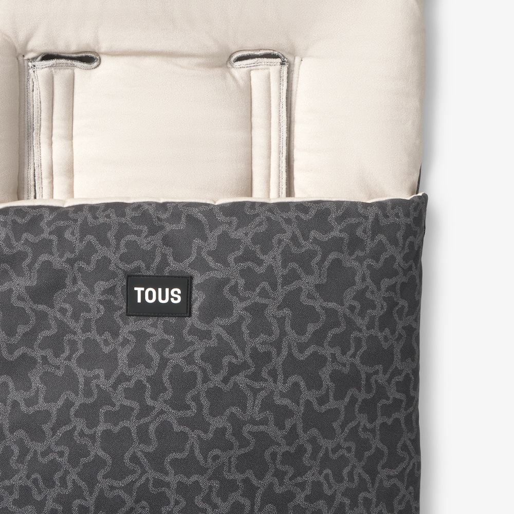 Tec Kaos black baby pushchair footmuff