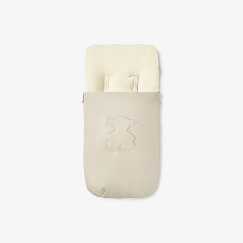 Tec Teddy beige baby pushchair footmuff