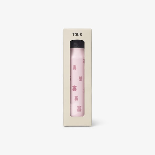 T.Fluffy pink ceramic coated bottle