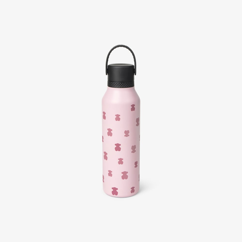 T.Fluffy pink ceramic coated bottle