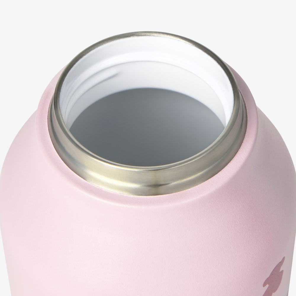 T.Fluffy pink ceramic coated bottle