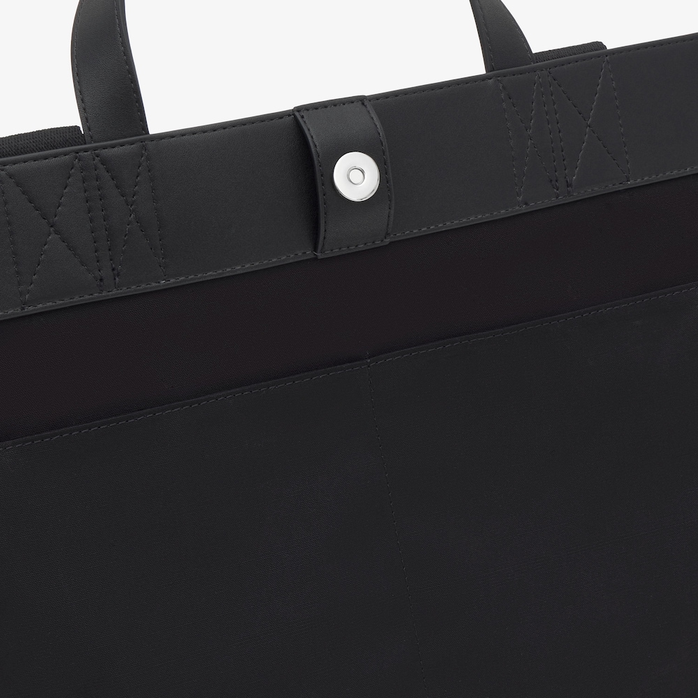 Shopper grande negro mesh Contigo Mexico