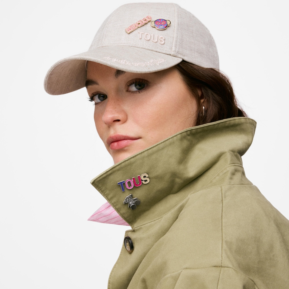 Pack de pins bear figther plateado Mundial Mexico