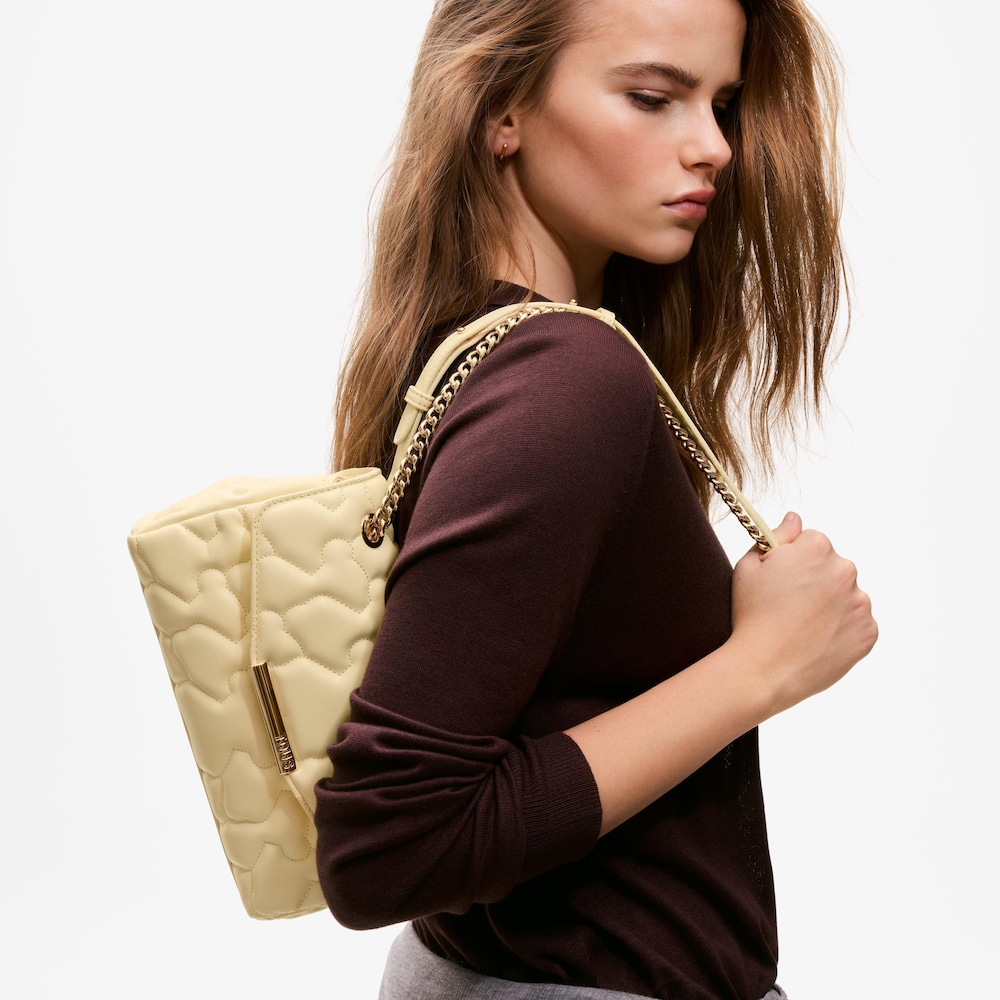 Sac &agrave; bandouli&egrave;re jaune petit TOUS Camelia