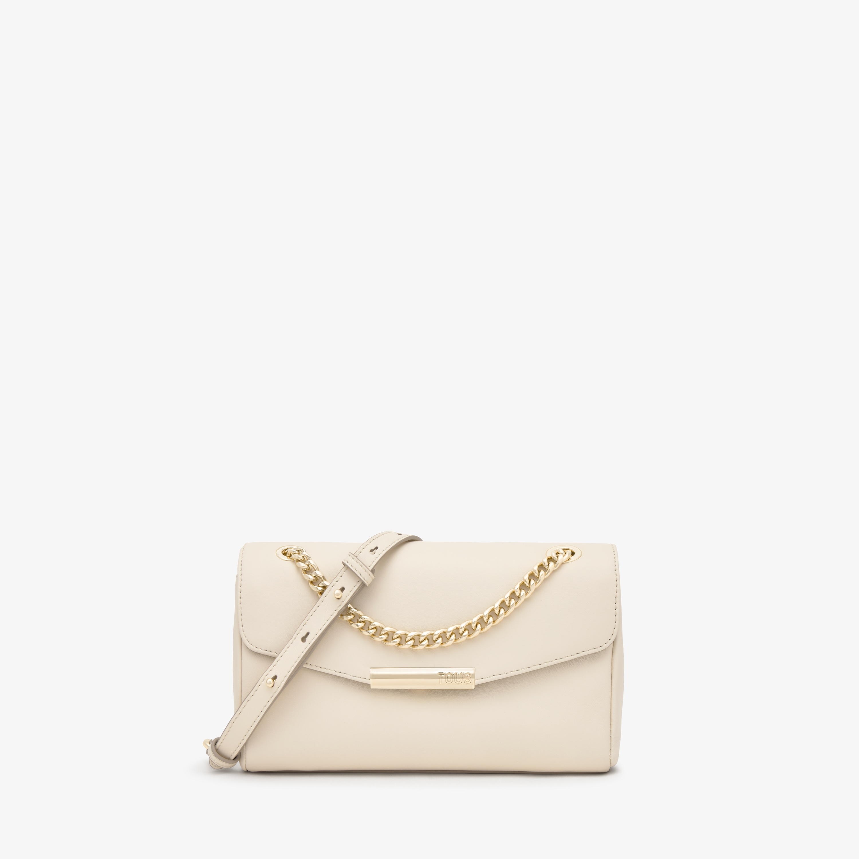 Beige leather Crossbody bag TOUS Camelia