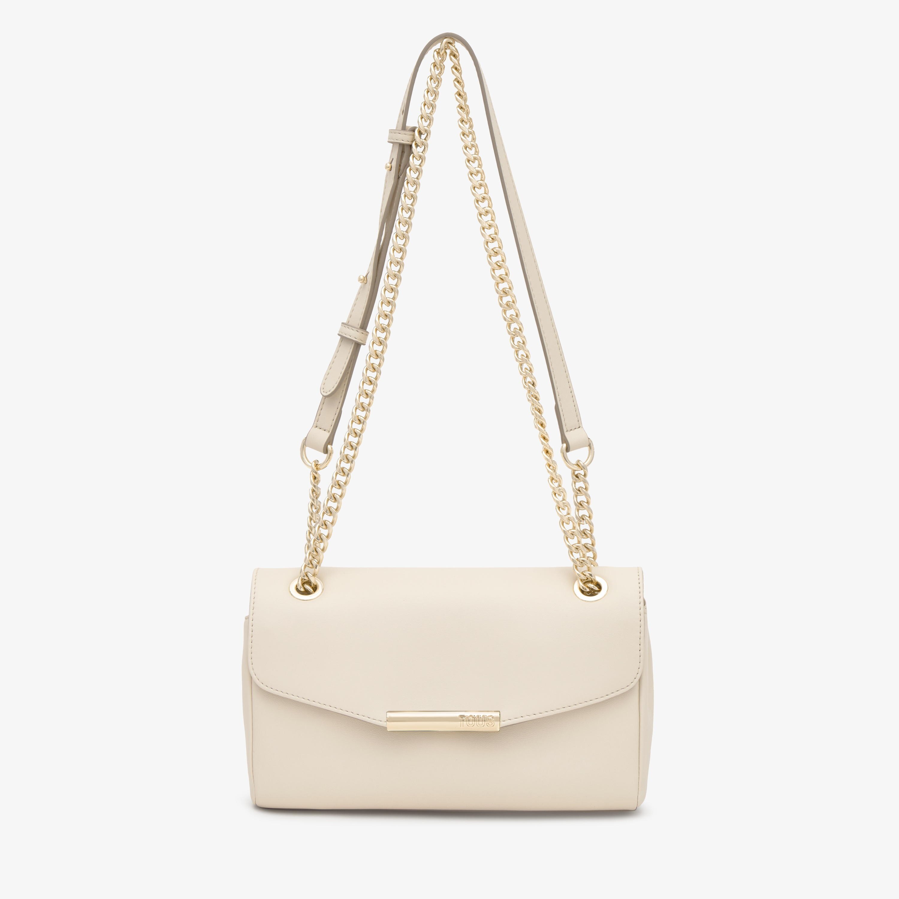 Beige leather Crossbody bag TOUS Camelia