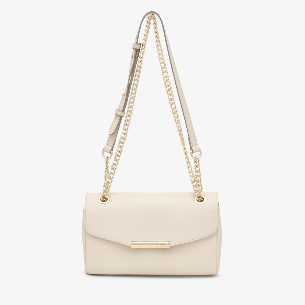Bandolera de piel beige TOUS Camelia