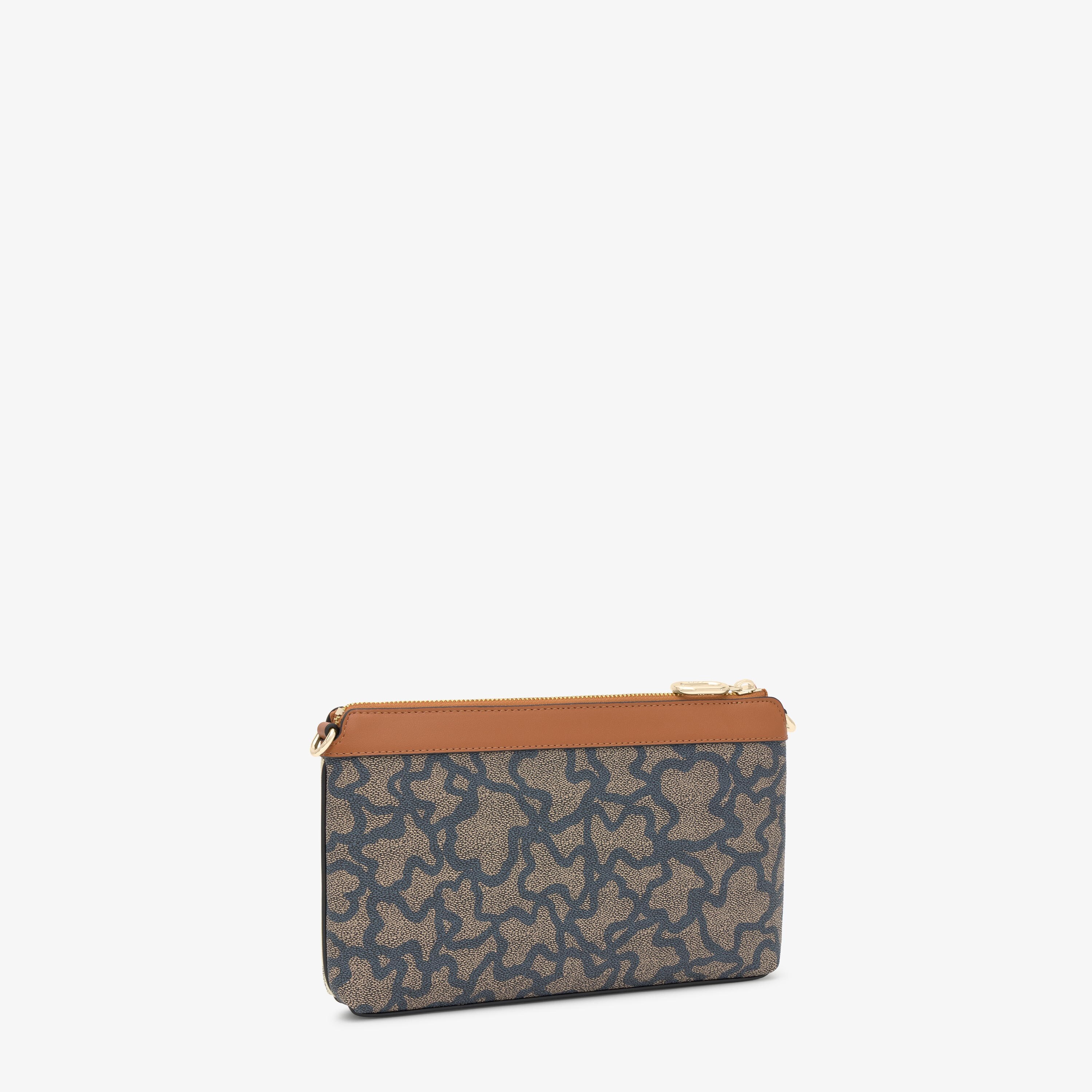 Beige and black Clutch bag TOUS Kaos Icon