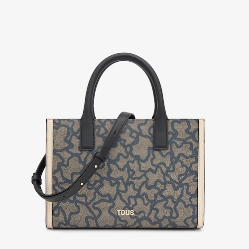 Shopper mediano negro Kaos Icon