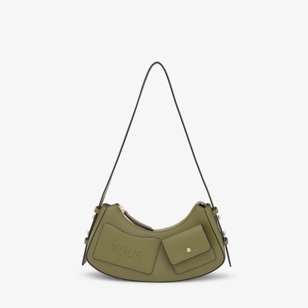 Bolso de hombro verde TOUS Back to basics