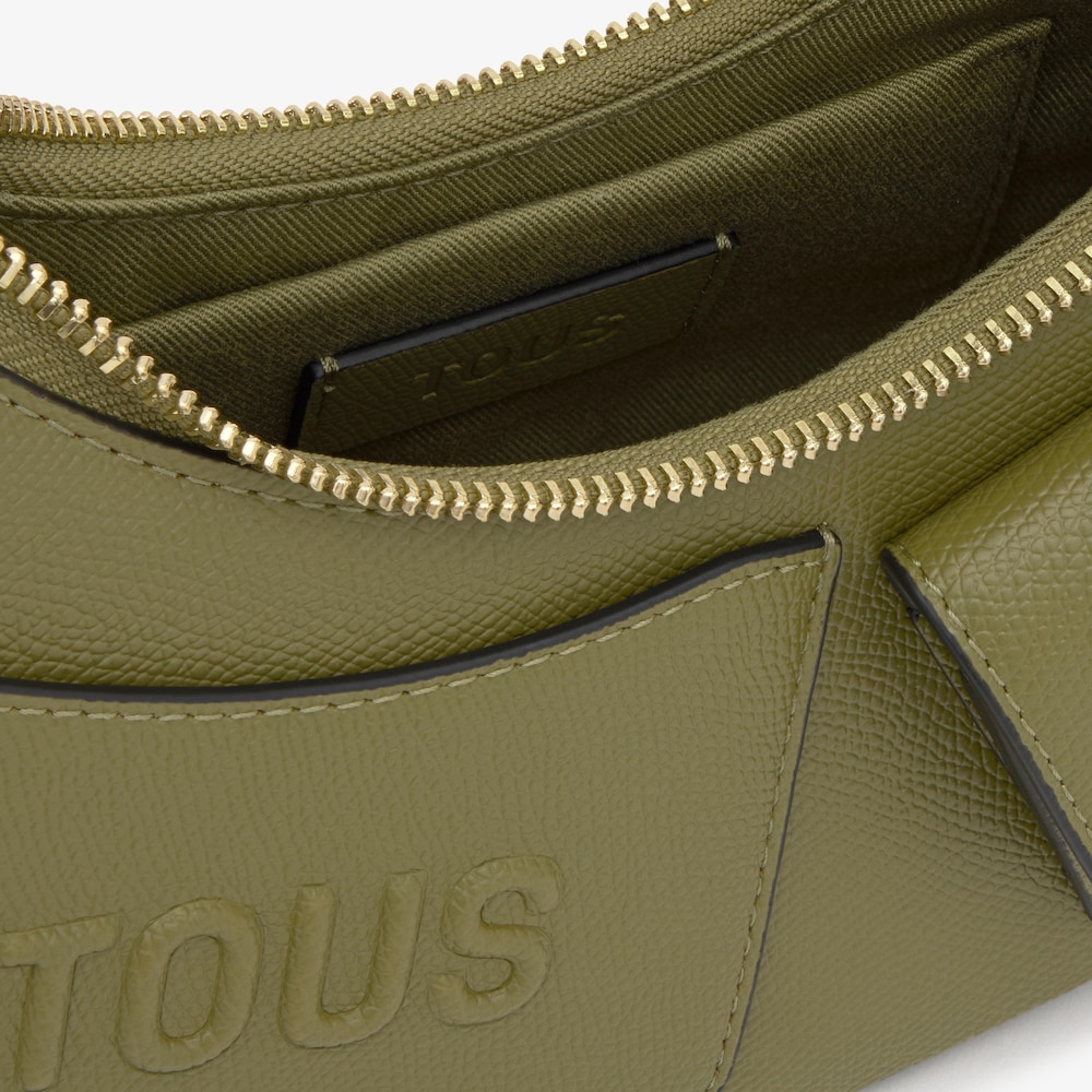 Bolso de hombro verde TOUS Back to basics