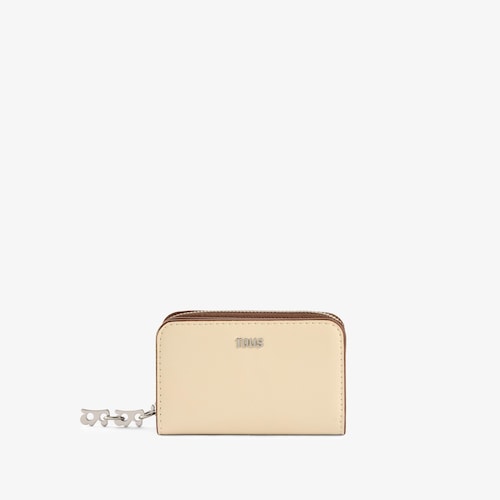 Monedero beige TOUS Half Bear 