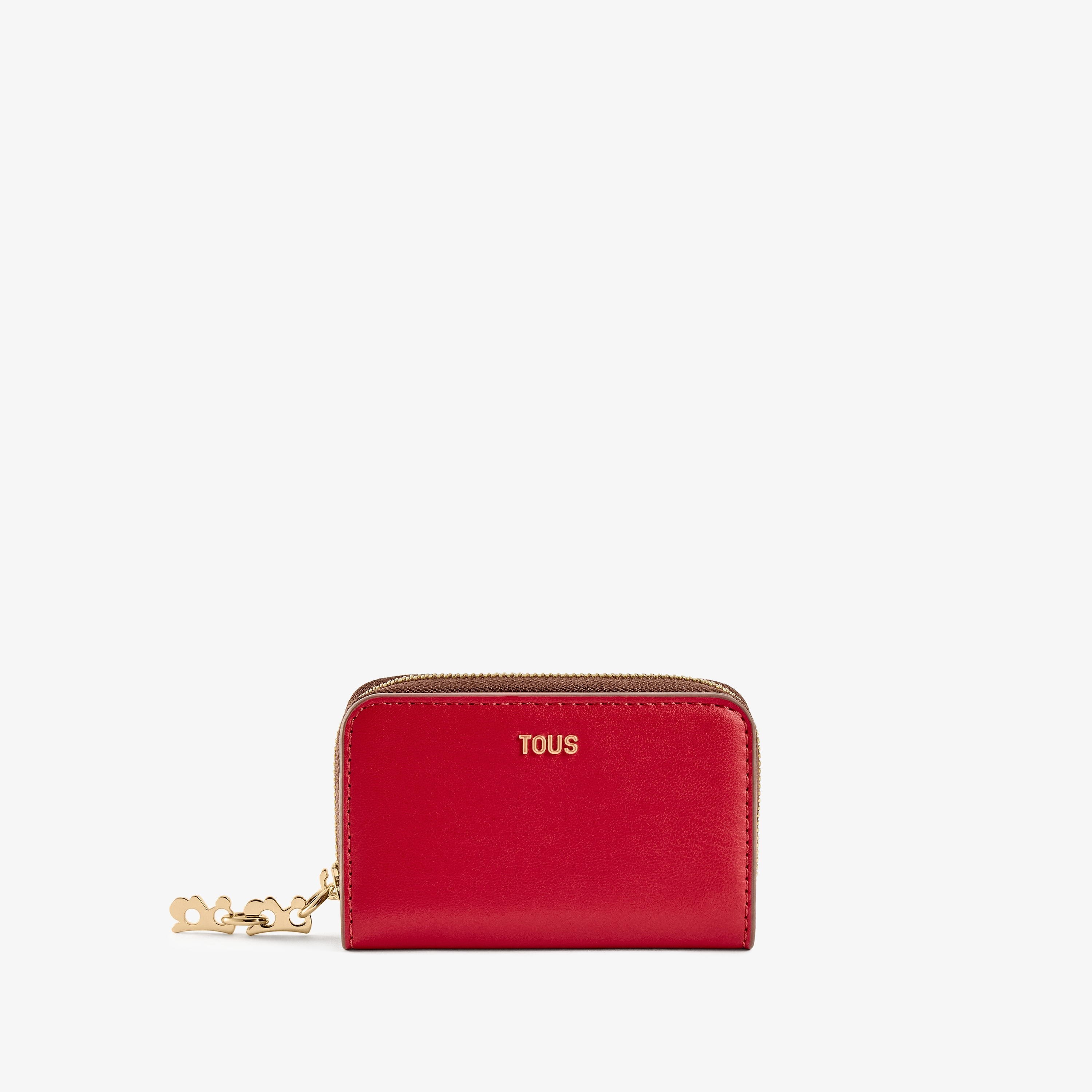 Mahogany-colored Change purse TOUS Half Bear 