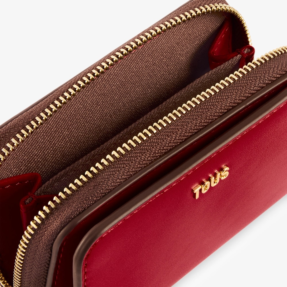 Monedero caoba TOUS Half Bear 