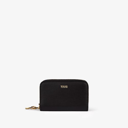 Monedero negro TOUS Half Bear 