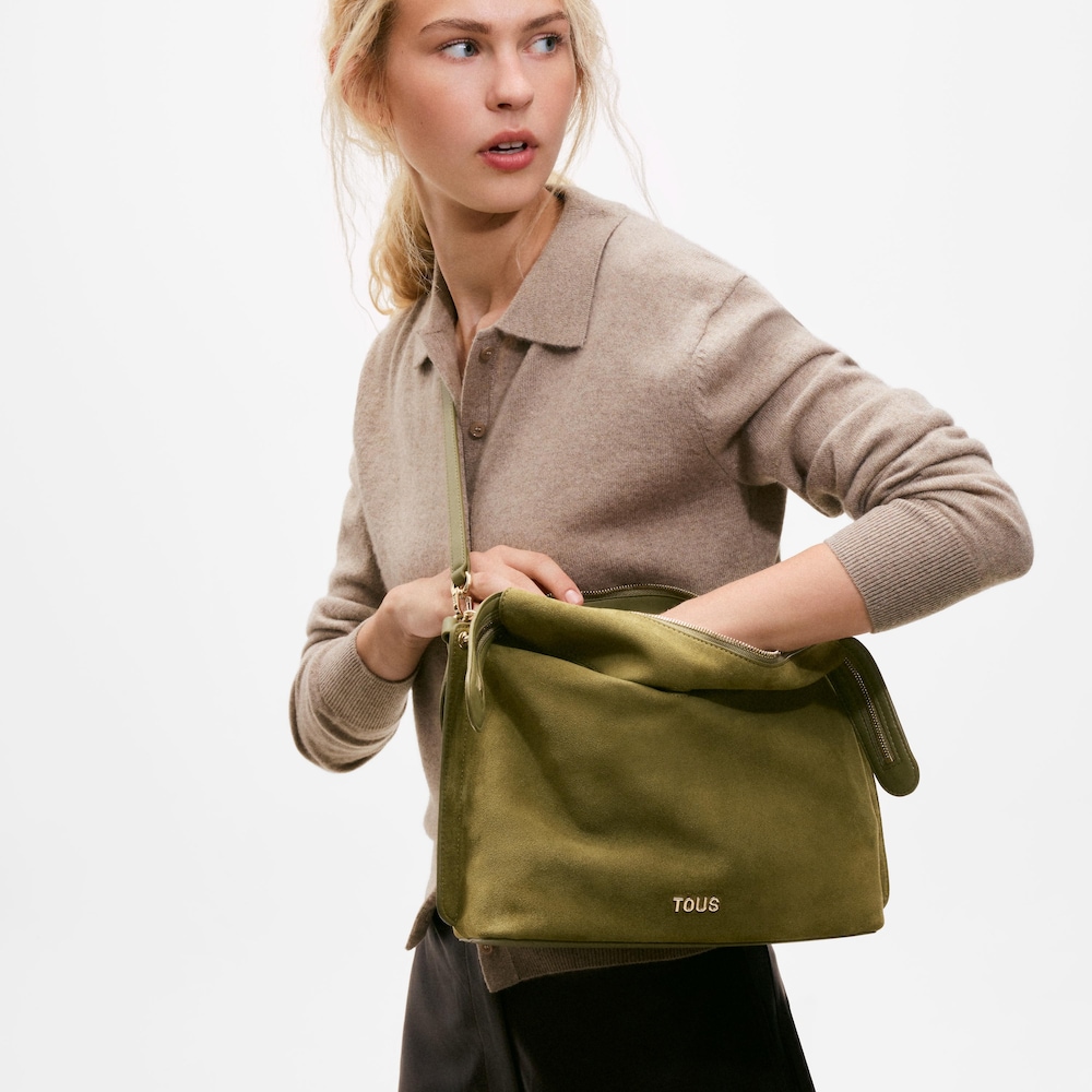 City bag media verde TOUS Half Bear 
