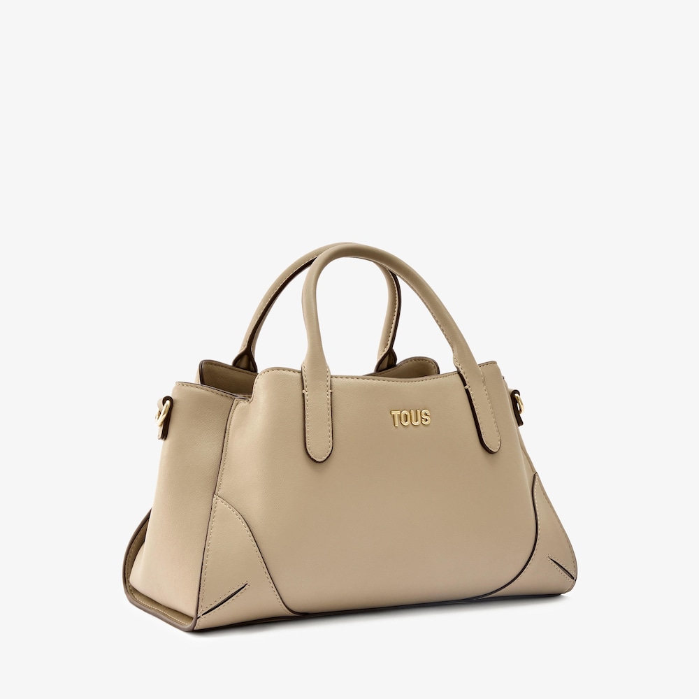 トープカラーのスモール・シティバッグ TOUS Essential