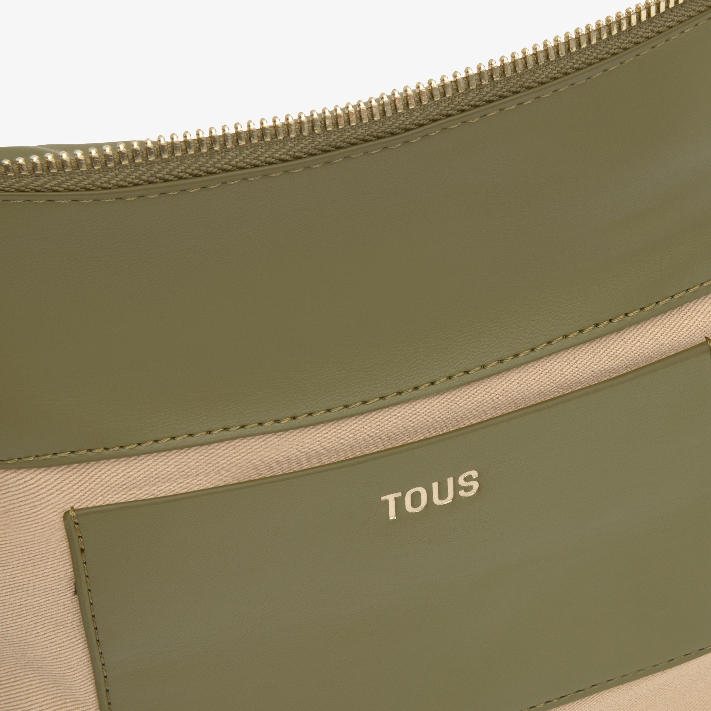 Small green City bag TOUS Half Bear 