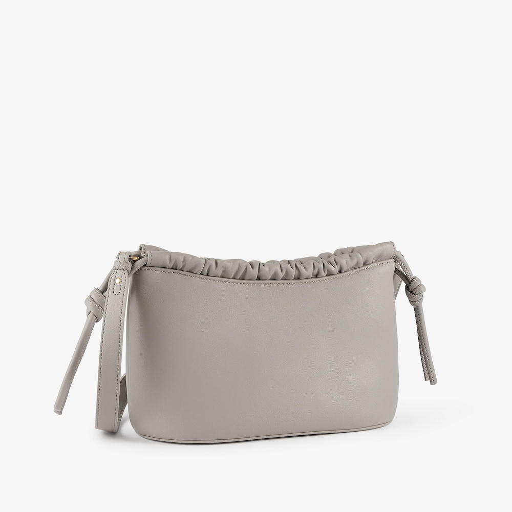 Bandolera mediana topo con frunce TOUS Emily