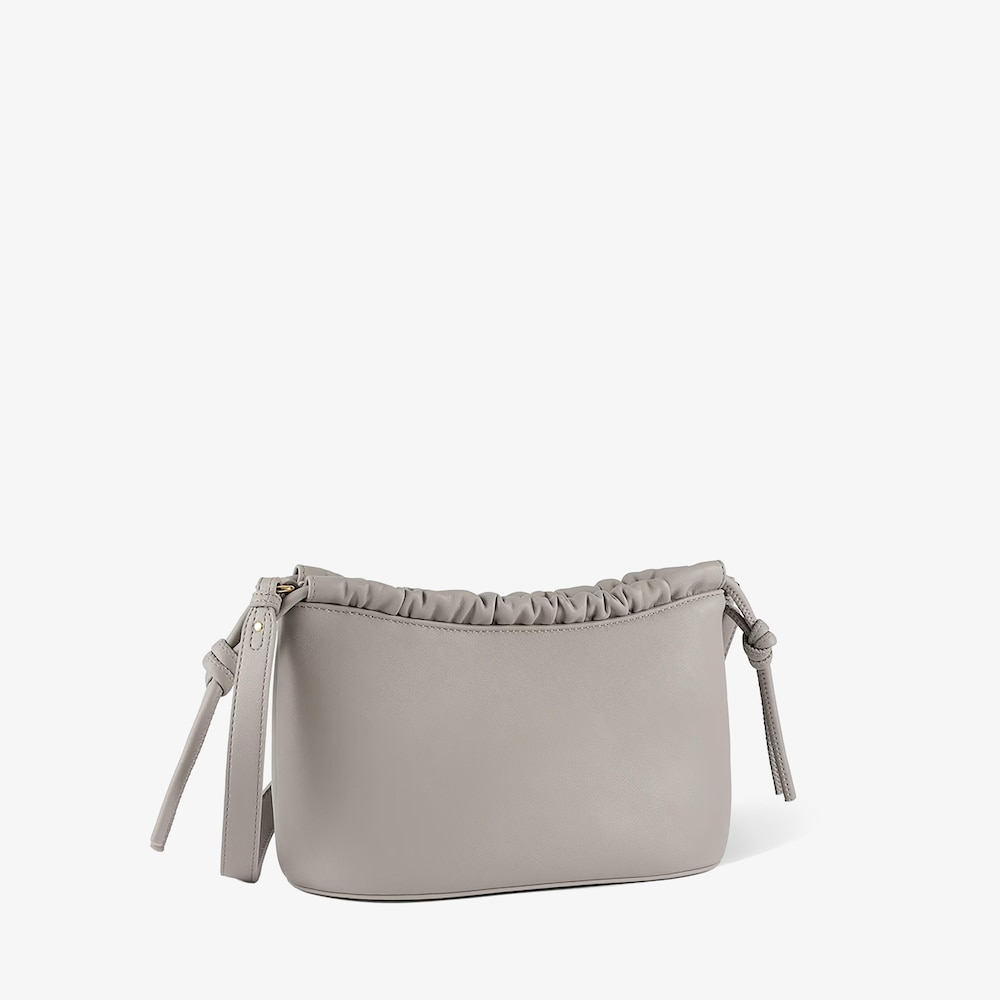 Bandolera mediana topo con frunce TOUS Emily