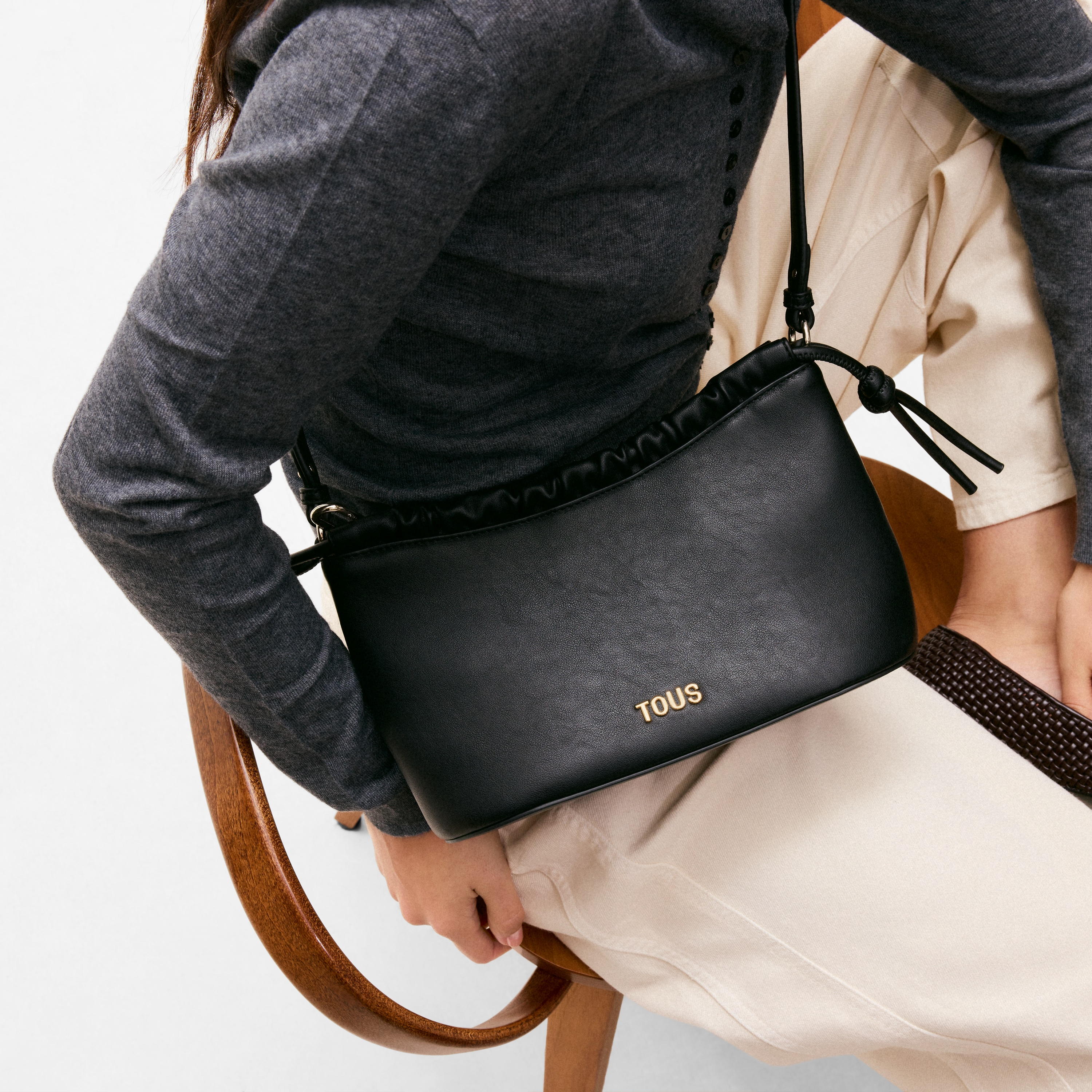 Medium Crossbody bag with ruching TOUS Emily