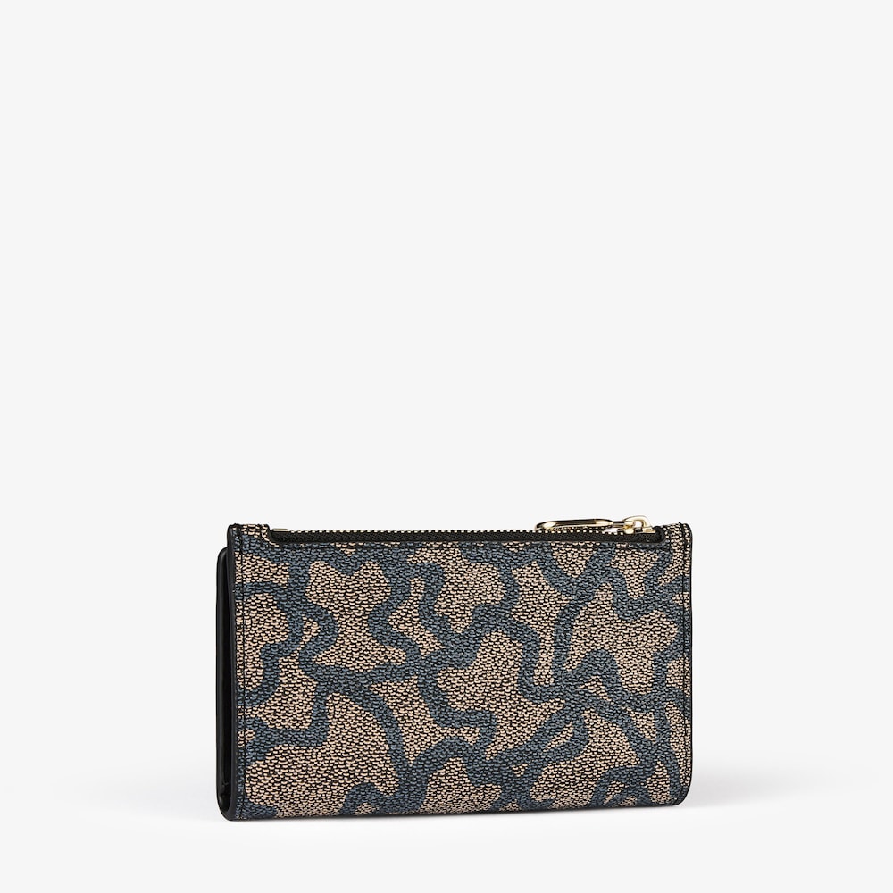 Billetera peque&ntilde;a negra Kaos Icon