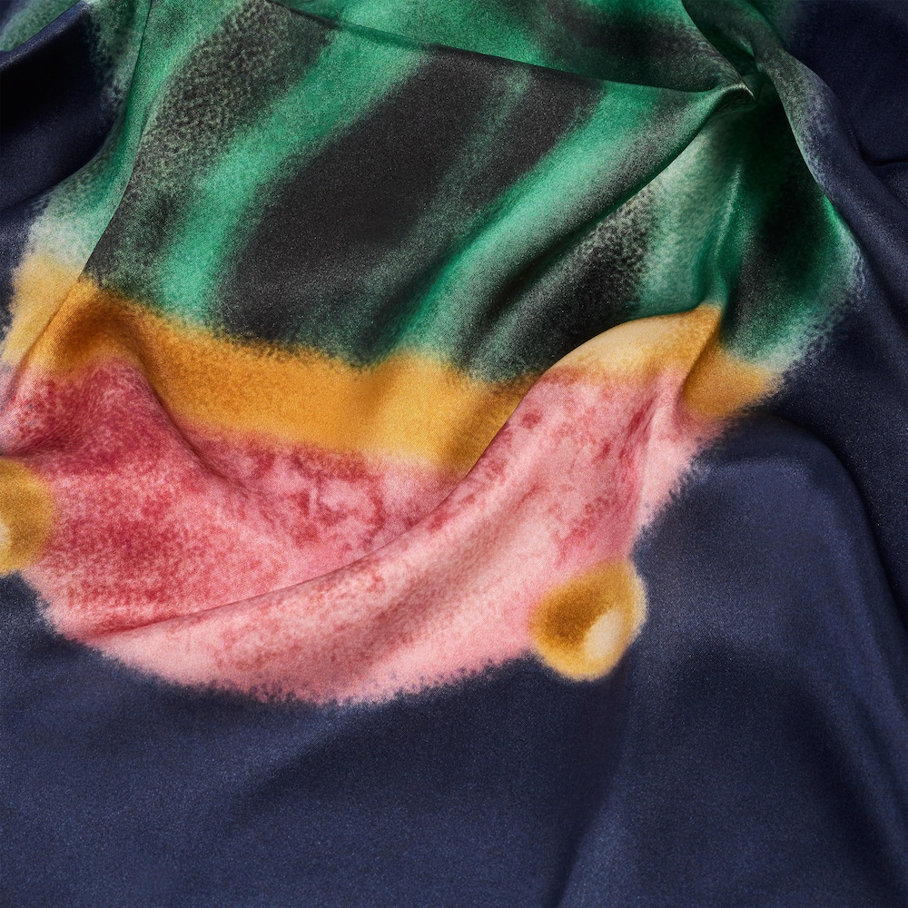 Foulard en soie bleu TOUS Beetle Gems