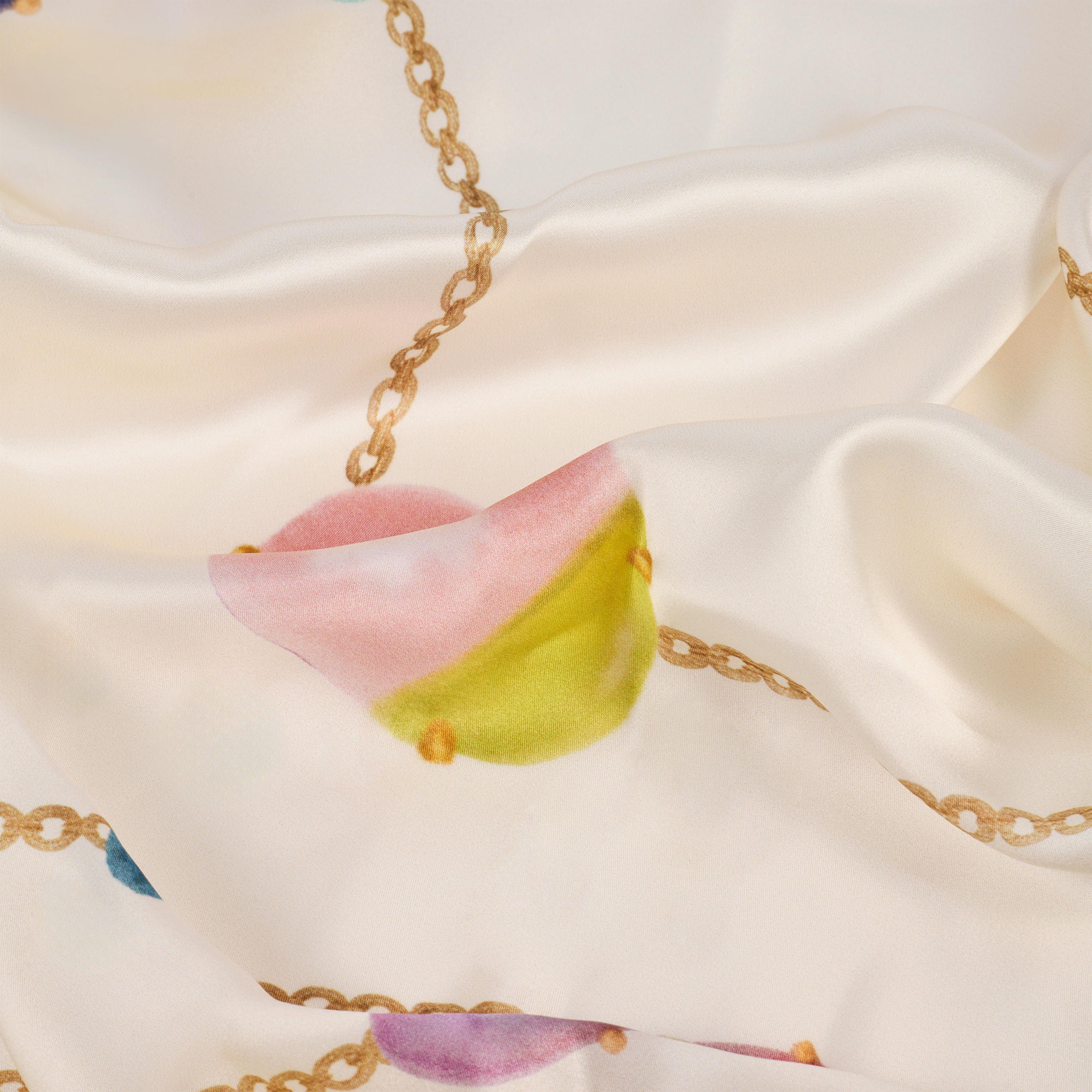 Triangular silk Scarf TOUS Beetle Gems