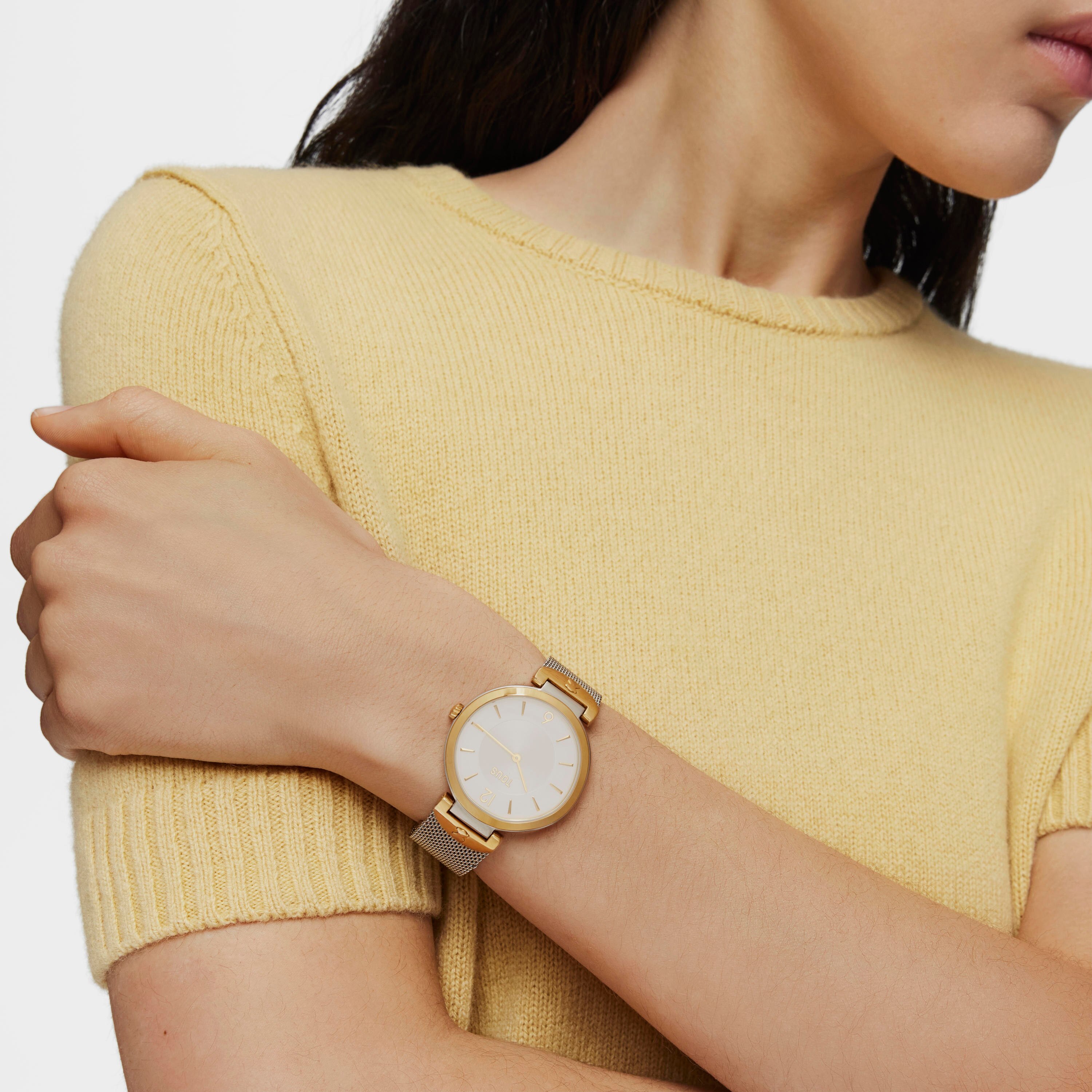 Stainless steel S-Mesh Watch