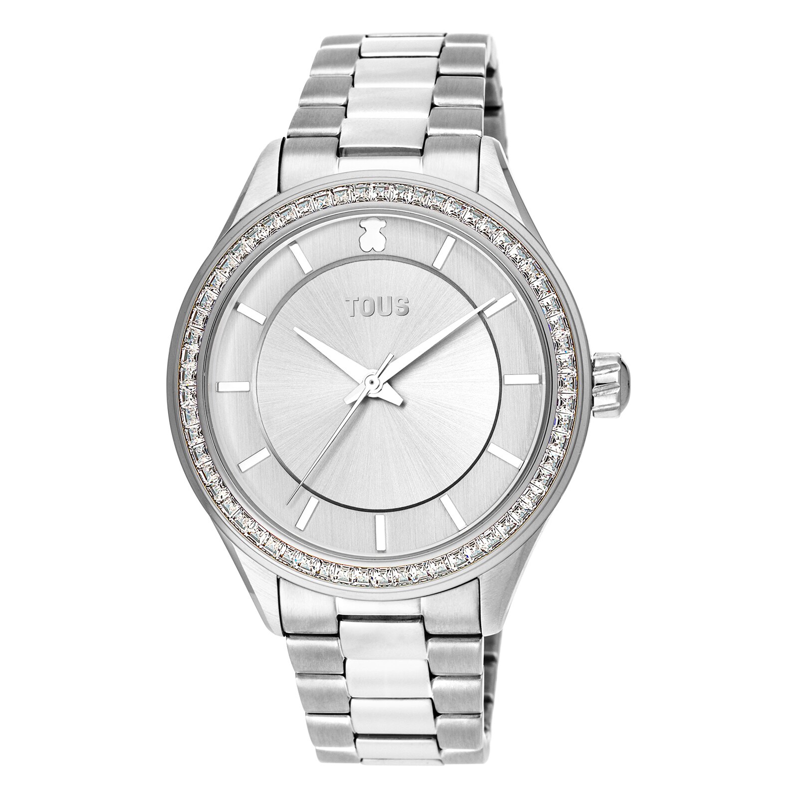 Steel T-Shine Watch with cubic zirconia | TOUS