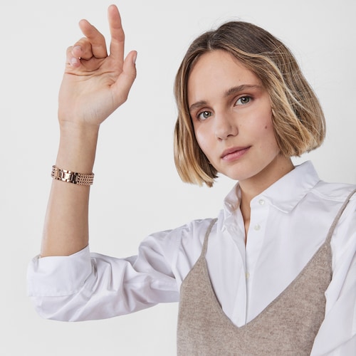 Rose IP Steel Osier 1920 Watch