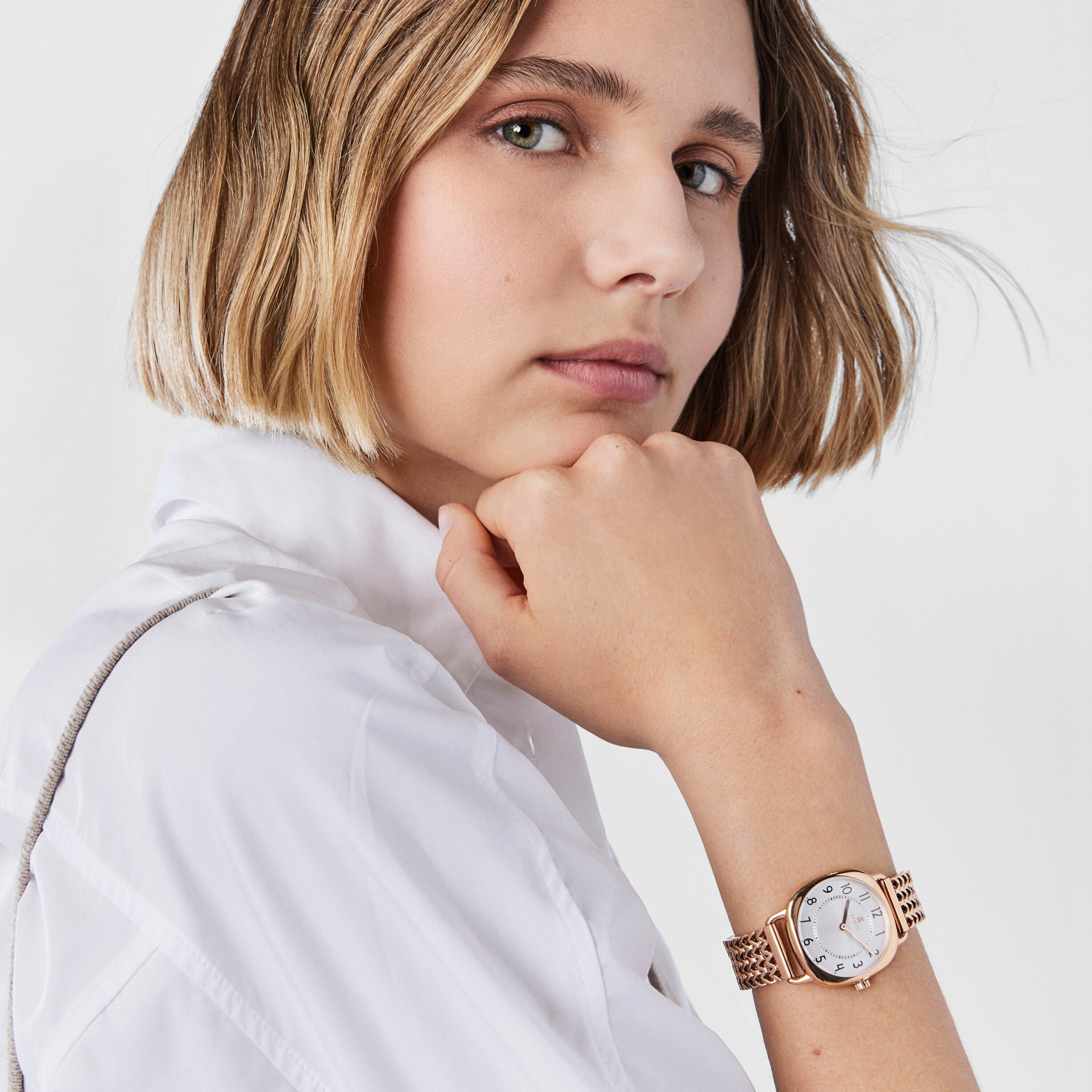 Rose IP Steel Osier 1920 Watch