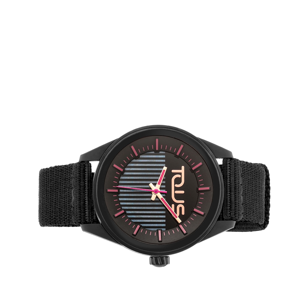 Black solar-powered and sustainable Vibrant Sun Watch image number 1