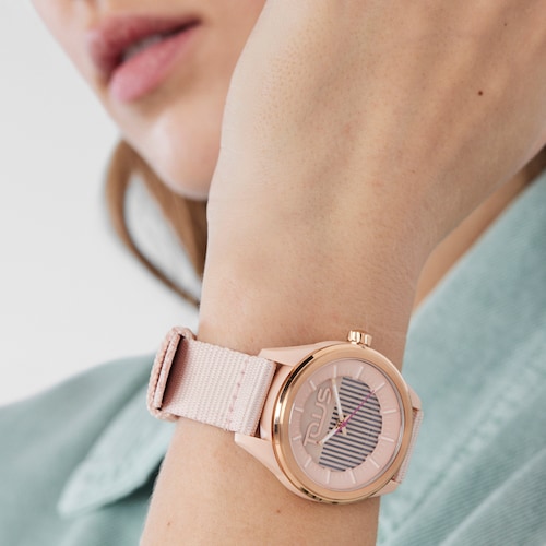 Bronze solar-powered and sustainable Vibrant Sun Watch