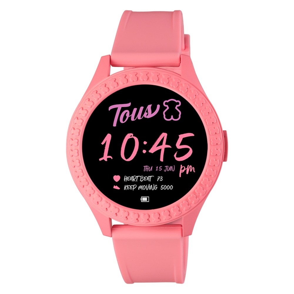 Smarteen Connect Watch with pink silicone strap Smarteen Connect Watch with pink silicone strap