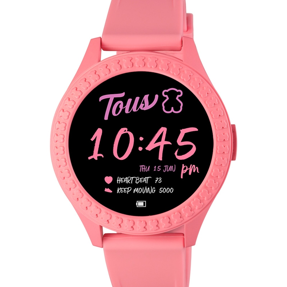 Smarteen Connect Watch with pink silicone strap Smarteen Connect Watch with pink silicone strap