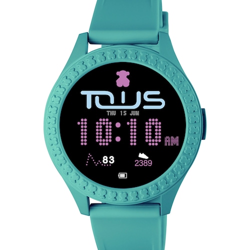 Smarteen Connect Watch with green silicone strap