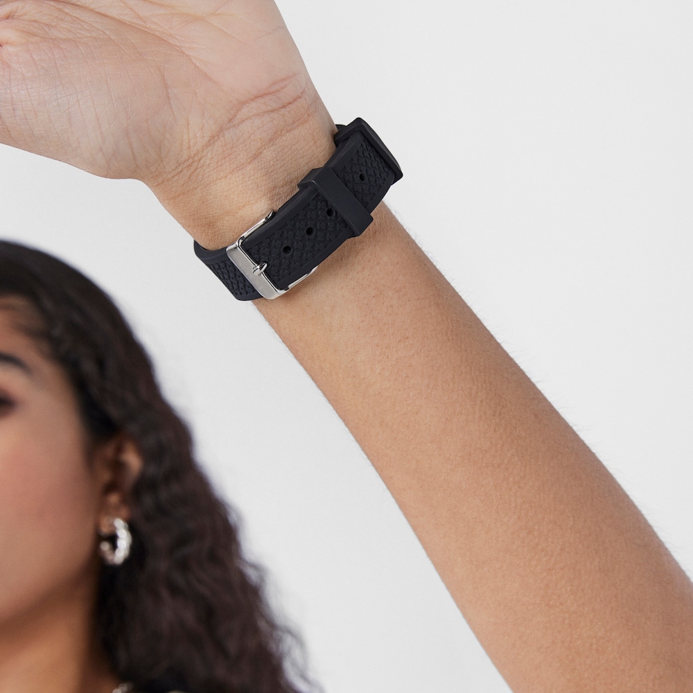 Smarteen Connect Sport Watch with black silicone strap