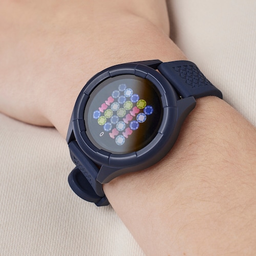 Reloj smartwatch Smarteen Connect Sport con correa de silicona azul