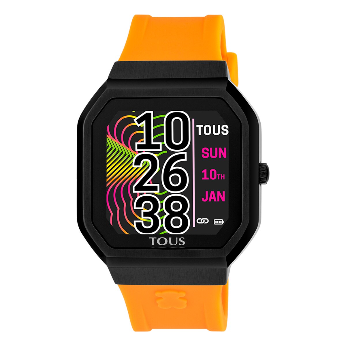 Tous - Reloj Smartwatch B-Connect Con Correa De Silicona Naranja - U