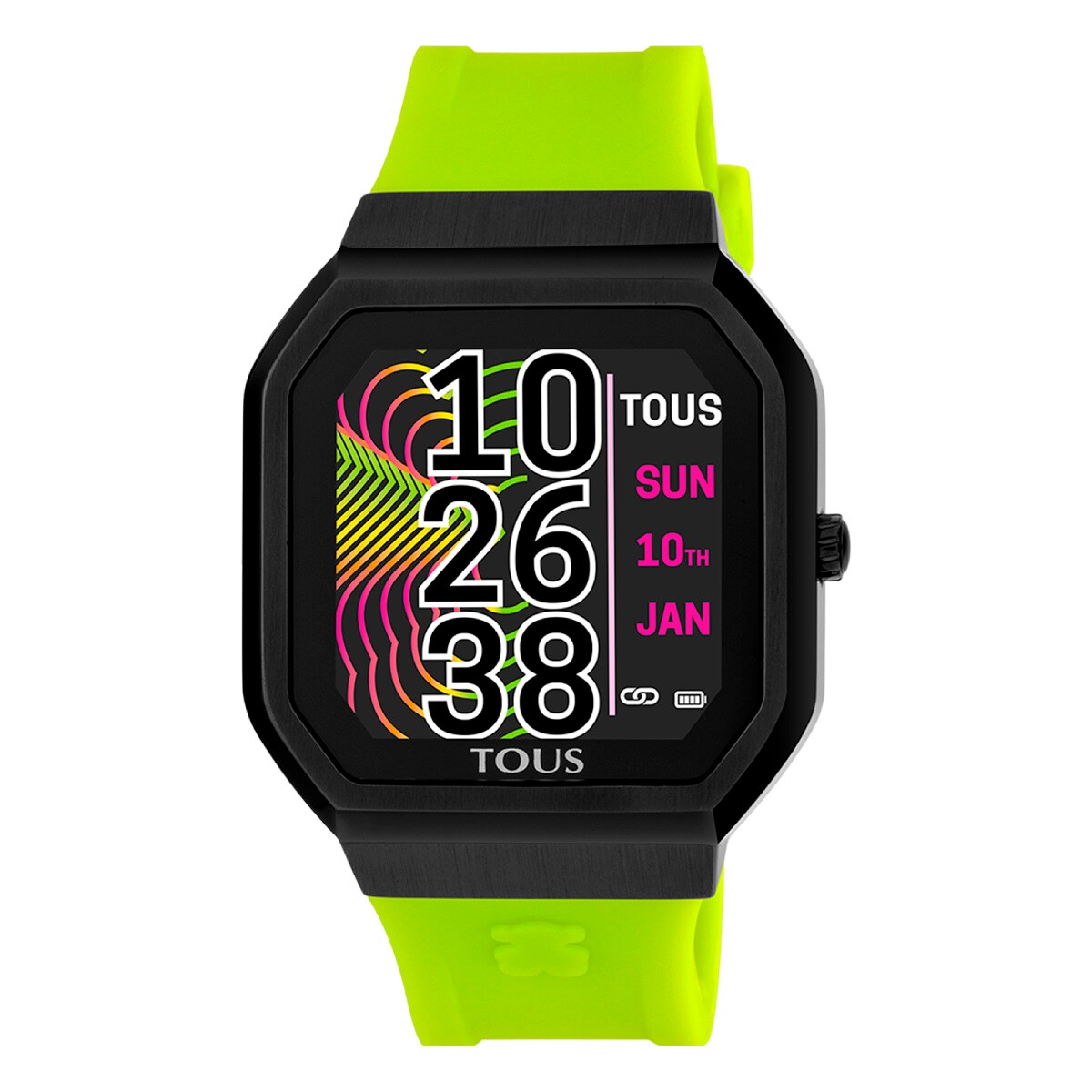 Tous - Reloj Smartwatch B-Connect Con Correa De Silicona Verde - U