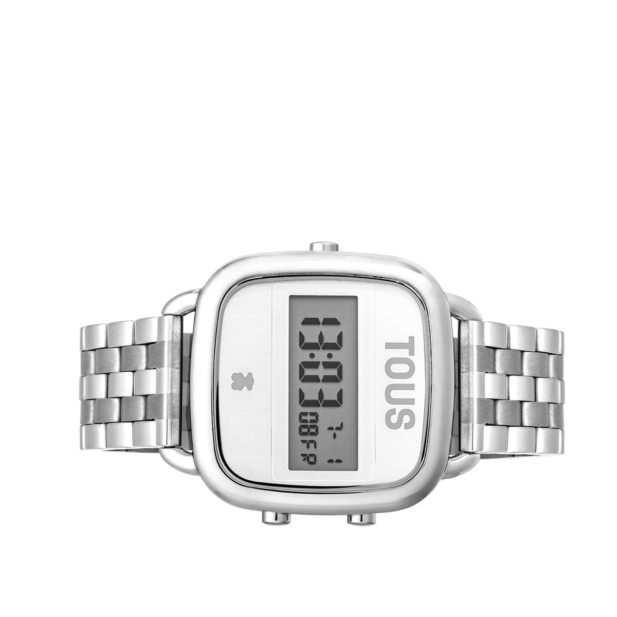 Reloj digital con brazalete de acero D-Logo