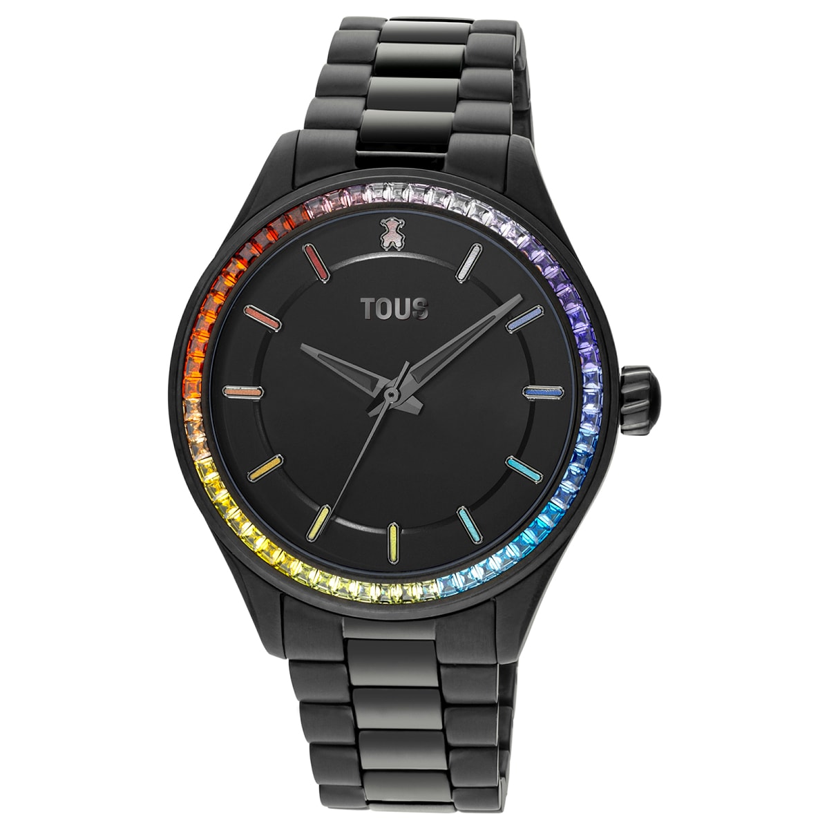 Tous - Reloj Analógico Con Brazalete De Acero Ip Negro T-Shine - Único