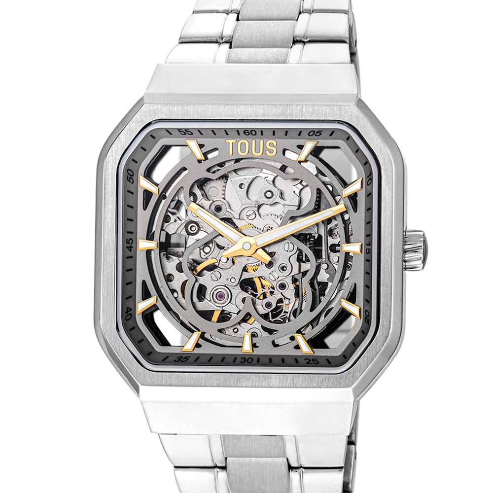 D-Bear Analogue watch with steel strap D-Bear Analogue watch with steel strap