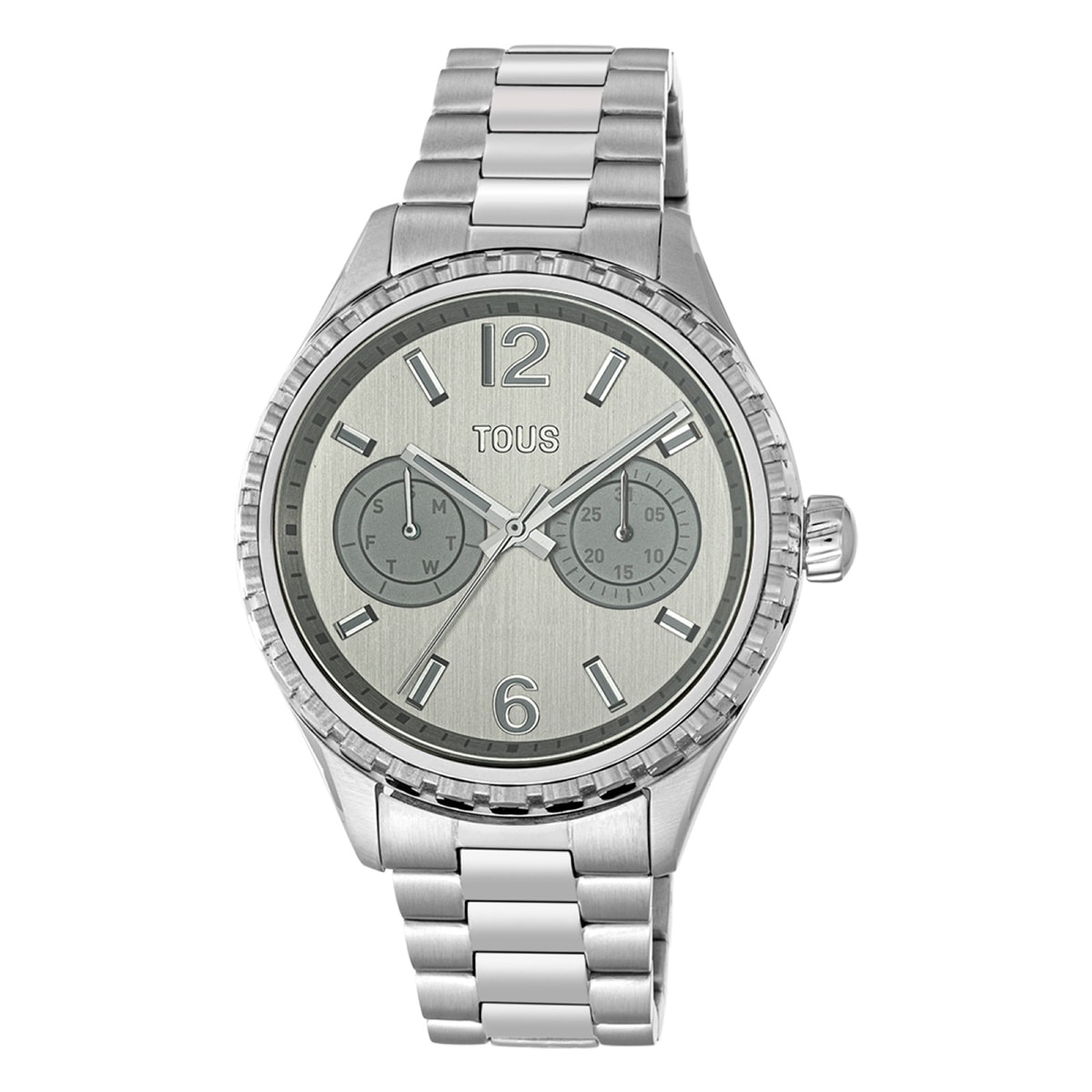 Tous - Reloj Analógico Multifunción Con Brazalete De Acero T-Bear - Único